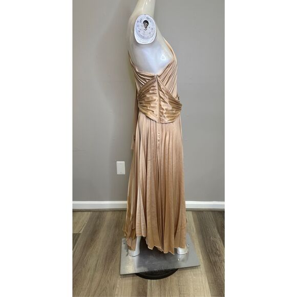 NWT ACLER Kalora Satin Dress Size US8 $450 - Picture 9 of 11